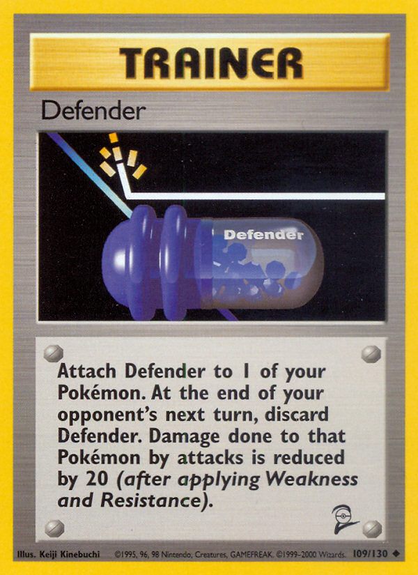 Pokemon | Defender (109/130) [Base Set 2] | The Nerd Merchant