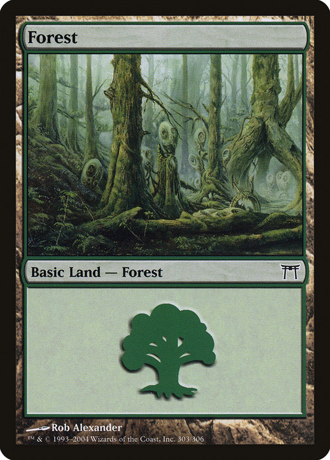 Magic | Forest (303) [Champions of Kamigawa] | The Nerd Merchant