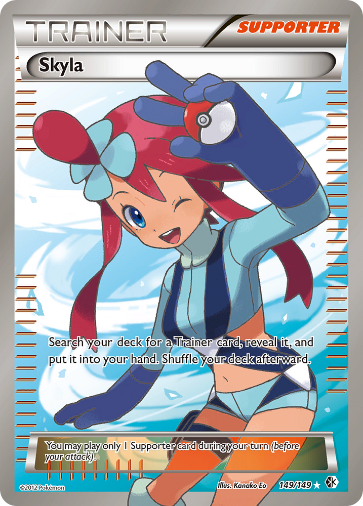 Pokemon | Skyla (149/149) [Black & White: Boundaries Crossed] | The Nerd Merchant