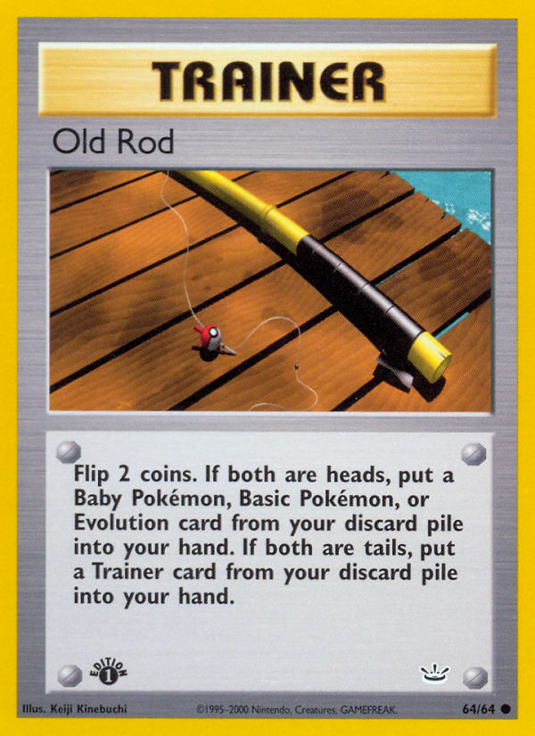 Pokemon | Old Rod (64/64) [Neo Revelation 1st Edition] | The Nerd Merchant