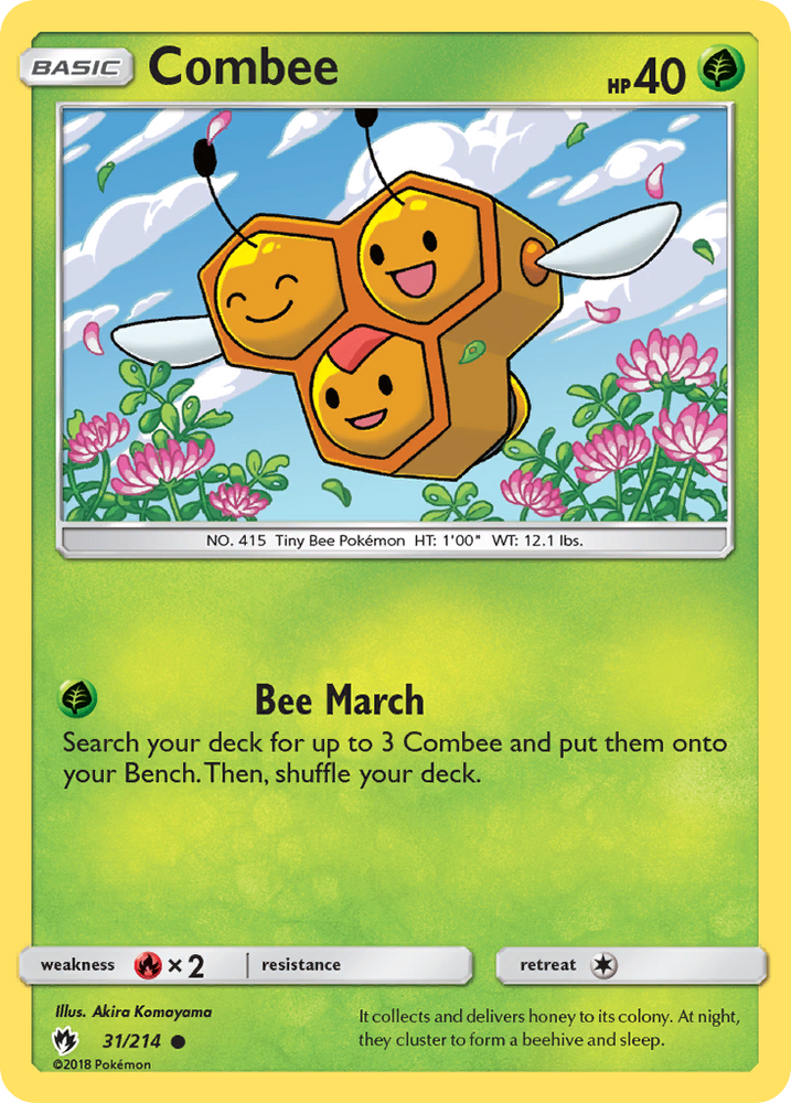 Pokemon | Combee (31/214) [Sun & Moon: Lost Thunder] | The Nerd Merchant