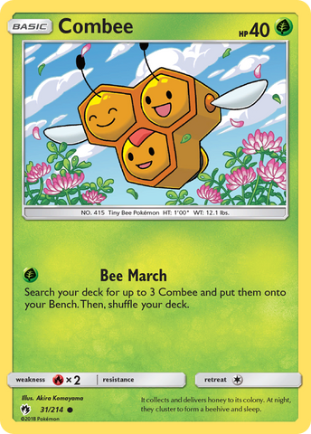 Pokemon | Combee (31/214) [Sun & Moon: Lost Thunder] | The Nerd Merchant