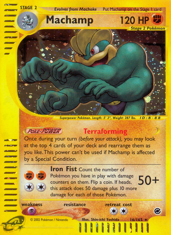 Pokemon | Machamp (16/165) [Expedition: Base Set] | The Nerd Merchant