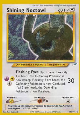 Pokemon | Shining Noctowl (110/105) [Neo Destiny Unlimited] | The Nerd Merchant