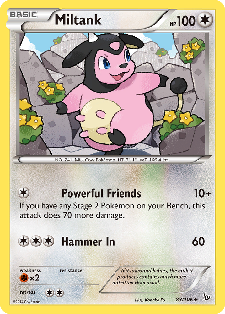 Pokemon | Miltank (83/106) [XY: Flashfire] | The Nerd Merchant