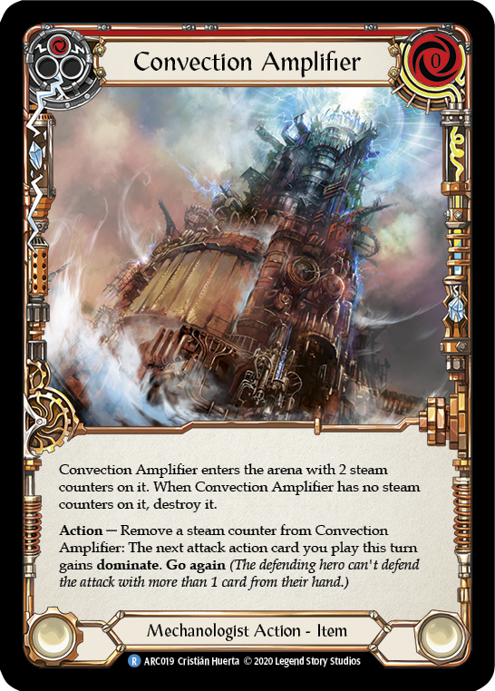 Flesh and Blood TCG | Convection Amplifier [U-ARC019] (Arcane Rising Unlimited)  Unlimited Rainbow Foil | The Nerd Merchant