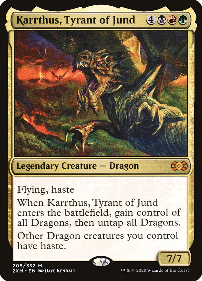Magic | Karrthus, Tyrant of Jund [Double Masters] | The Nerd Merchant