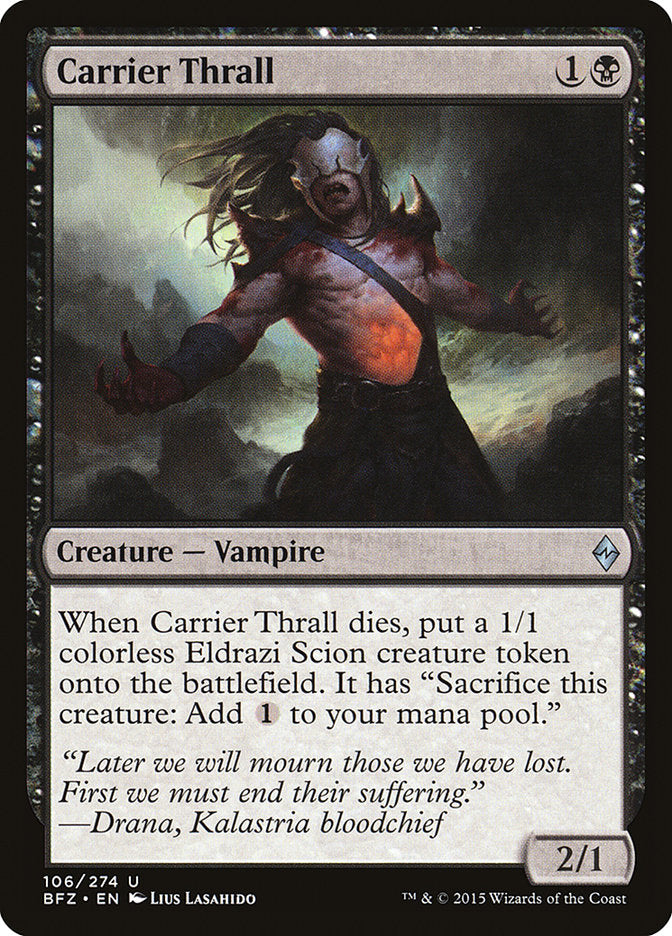Magic | Carrier Thrall [Battle for Zendikar] | The Nerd Merchant