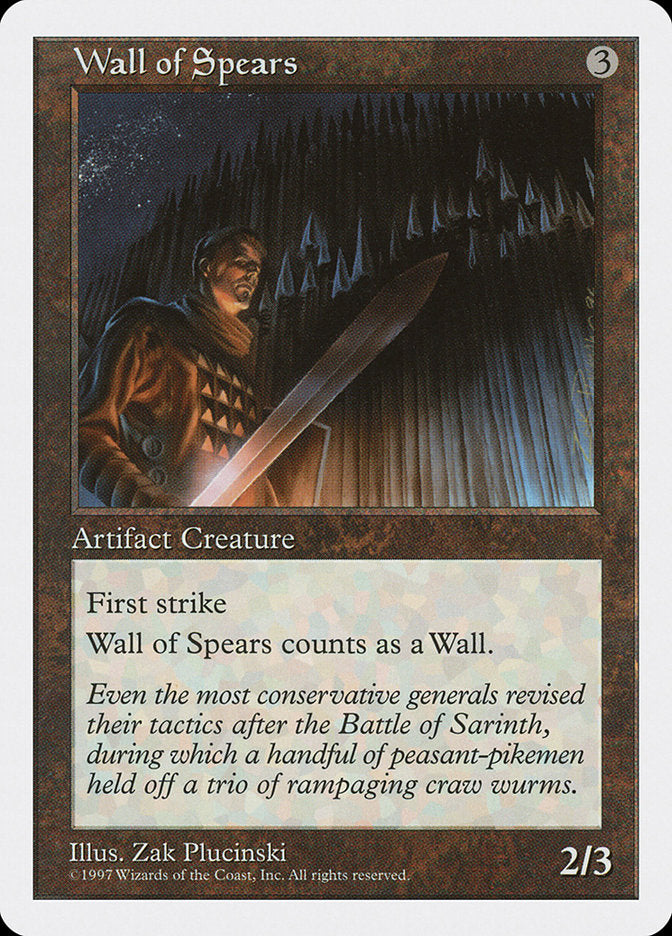 Magic | Wall of Spears [Fifth Edition] | The Nerd Merchant