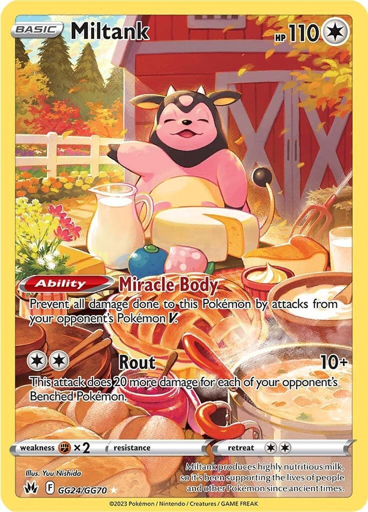 Pokemon | Miltank (GG24/GG70) [Sword & Shield: Crown Zenith] | The Nerd Merchant