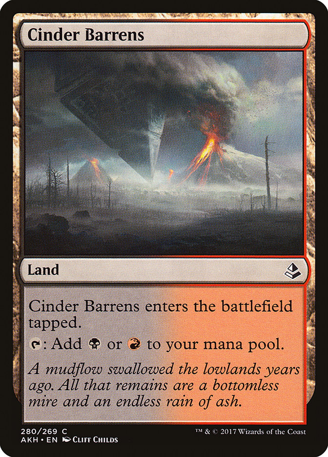 Magic | Cinder Barrens [Amonkhet] | The Nerd Merchant