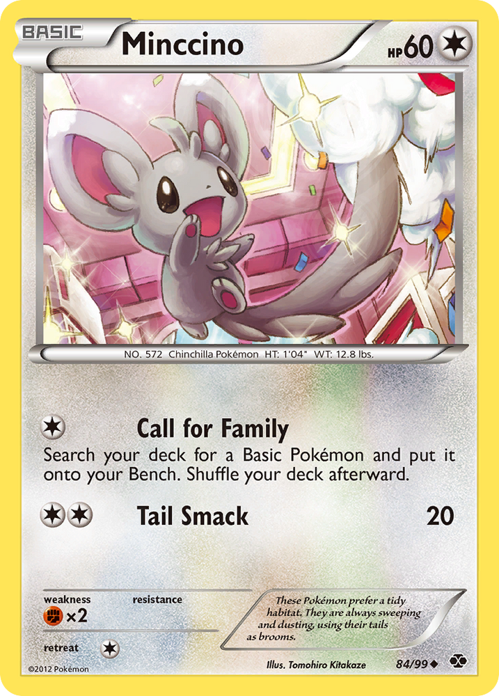 Pokemon | Minccino (84/99) [Black & White: Next Destinies] | The Nerd Merchant