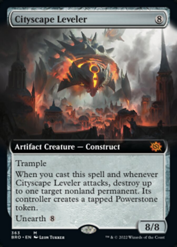 Magic | Cityscape Leveler (Extended Art) [The Brothers' War] | The Nerd Merchant