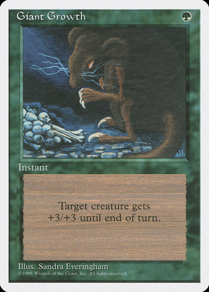 Magic | Giant Growth [Fourth Edition] | The Nerd Merchant