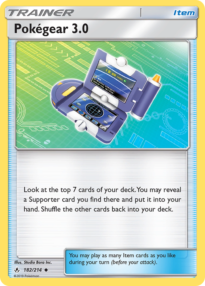 Pokemon | Pokegear 3.0 (182/214) [Sun & Moon: Unbroken Bonds] | The Nerd Merchant