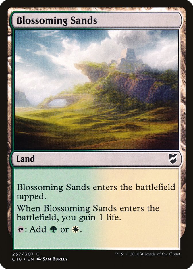Magic | Blossoming Sands [Commander 2018] | The Nerd Merchant