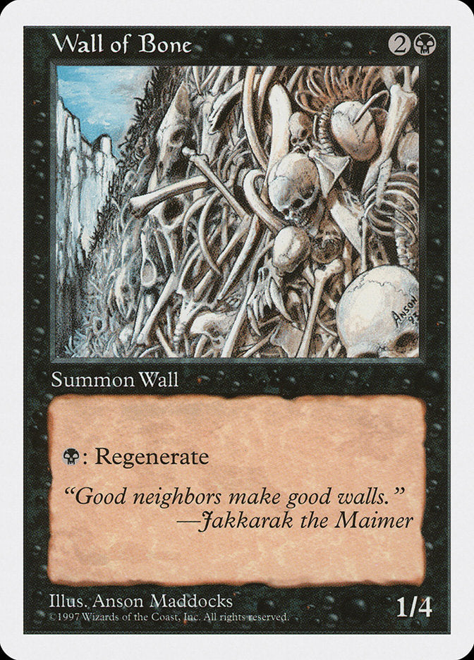 Magic | Wall of Bone [Fifth Edition] | The Nerd Merchant