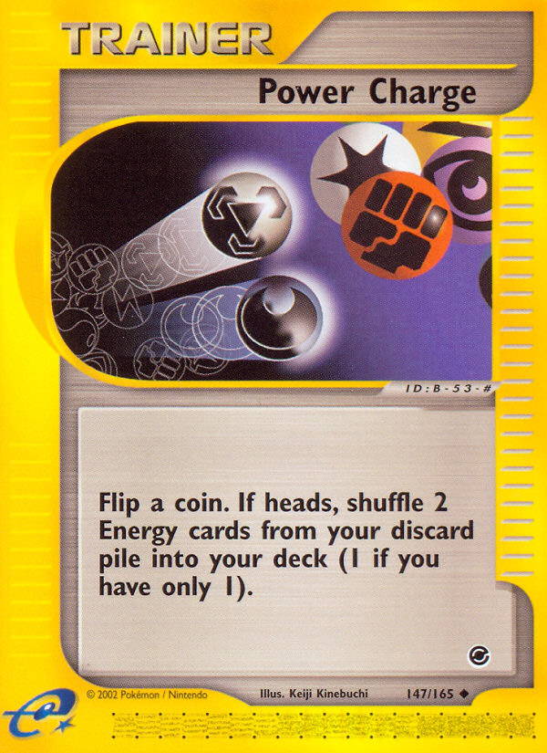 Pokemon | Power Charge (147/165) [Expedition: Base Set] | The Nerd Merchant