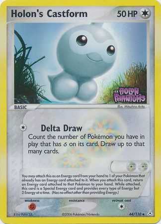 Pokemon | Holon's Castform (44/110) (Stamped) [EX: Holon Phantoms] | The Nerd Merchant