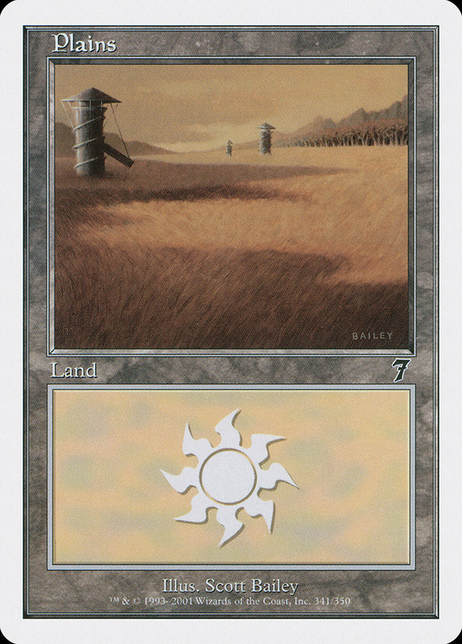 Magic | Plains (341) [Seventh Edition] | The Nerd Merchant