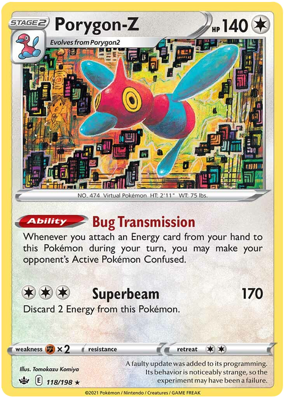 Pokemon | Porygon-Z (118/198) [Sword & Shield: Chilling Reign] | The Nerd Merchant