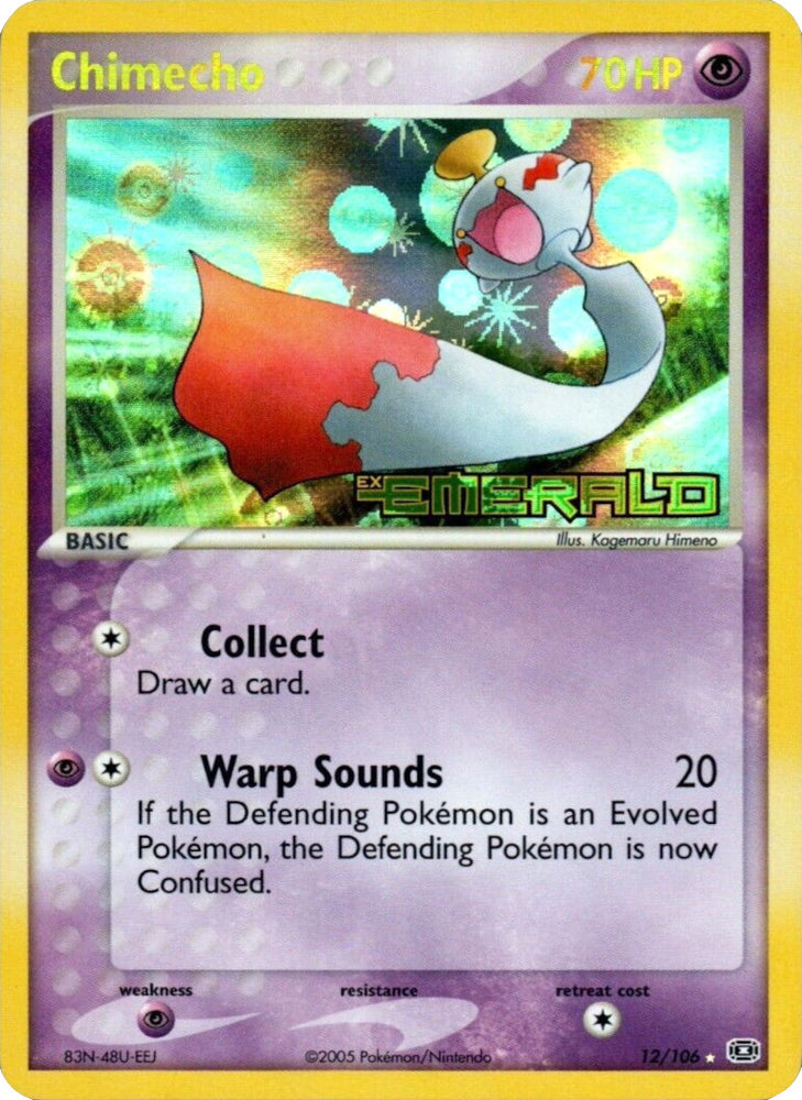 Pokemon | Chimecho (12/106) (Stamped) [EX: Emerald] | The Nerd Merchant