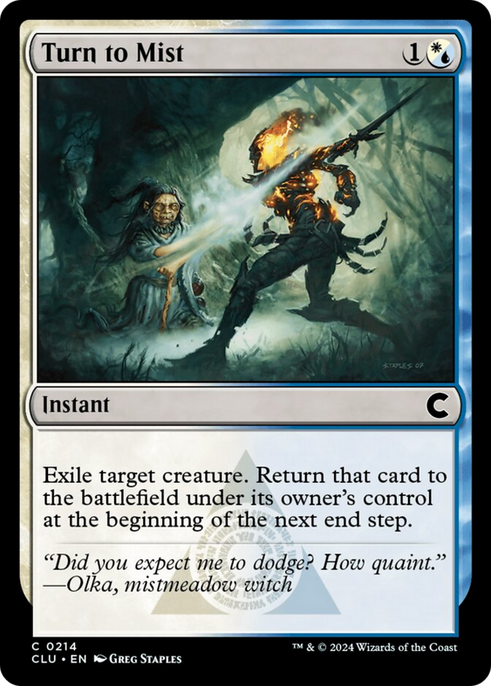 Magic | Turn to Mist [Ravnica: Clue Edition] | The Nerd Merchant
