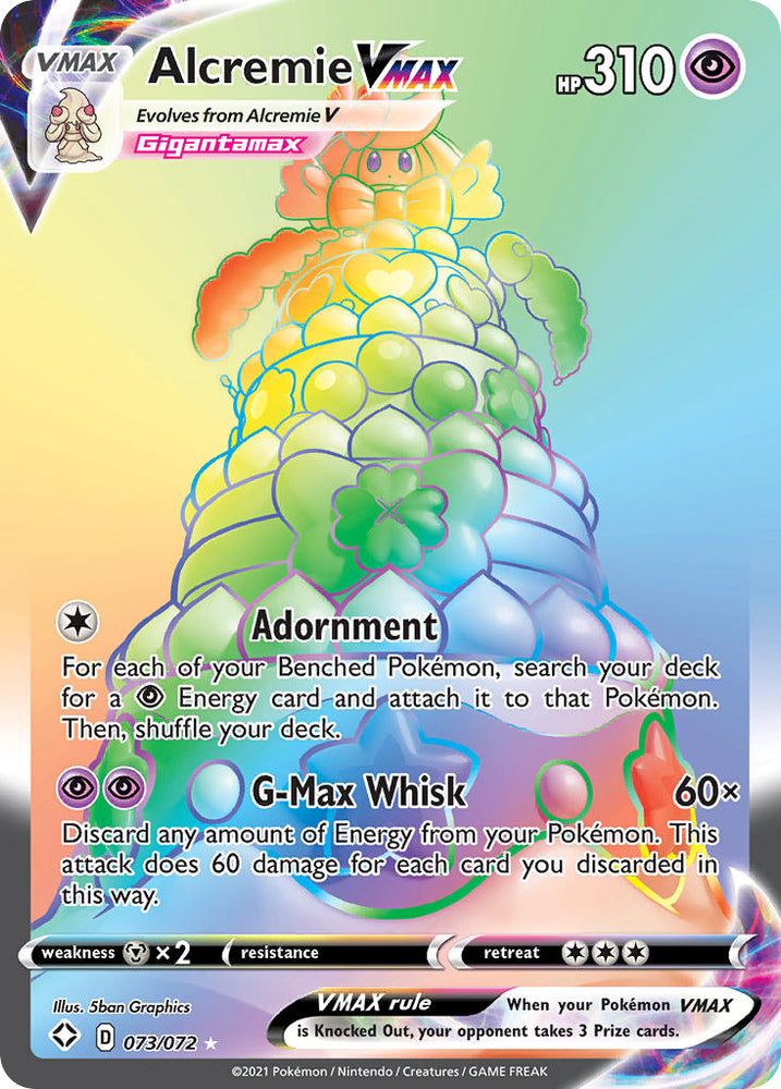 Pokemon | Alcremie VMAX (073/072) [Sword & Shield: Shining Fates] | The Nerd Merchant