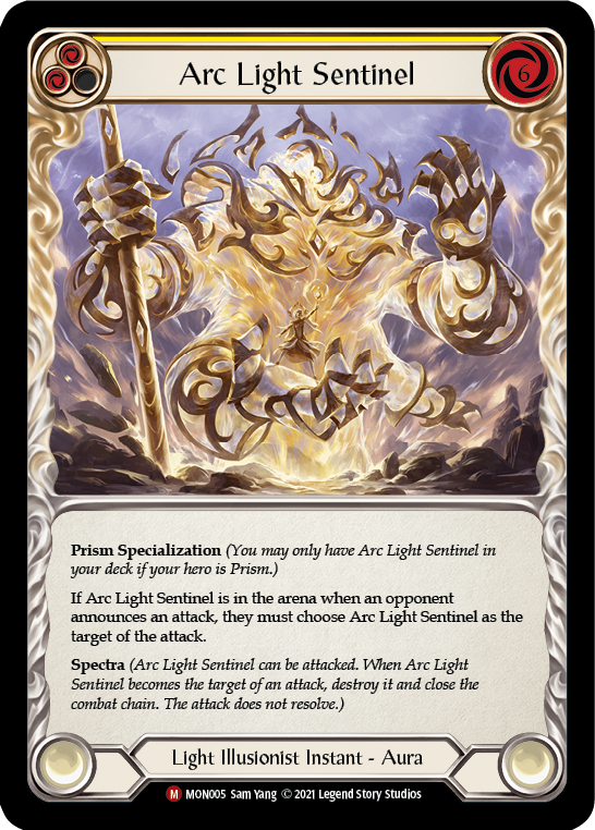 Flesh and Blood TCG | Arc Light Sentinel [MON005] (Monarch)  1st Edition Normal | The Nerd Merchant
