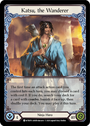 Flesh and Blood TCG | Katsu, the Wanderer // Seismic Surge [U-WTR076 // U-WTR075] (Welcome to Rathe Unlimited)  Unlimited Normal | The Nerd Merchant