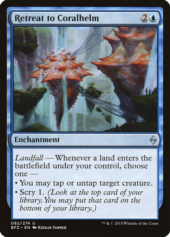Magic | Retreat to Coralhelm [Battle for Zendikar] | The Nerd Merchant