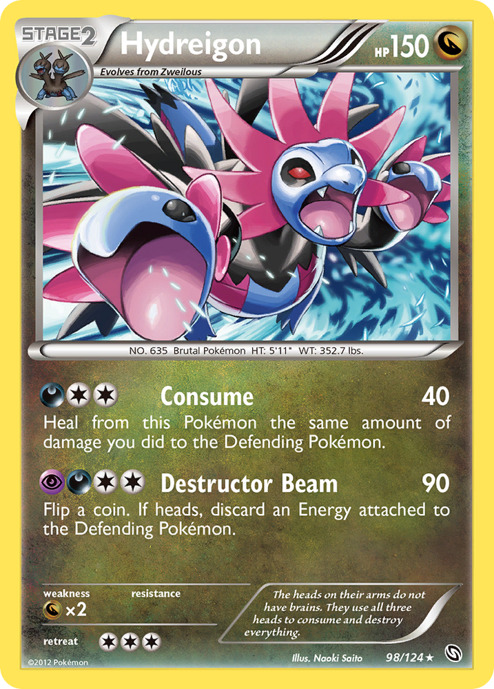 Pokemon | Hydreigon (98/124) [Black & White: Dragons Exalted] | The Nerd Merchant