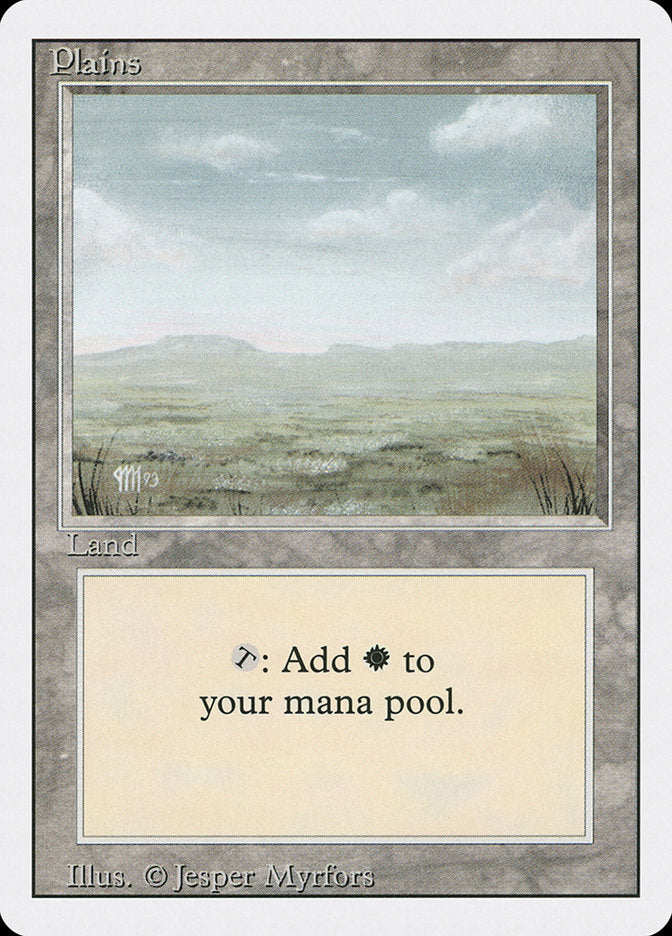 Magic | Plains (Signature on Left) [Revised Edition] | The Nerd Merchant