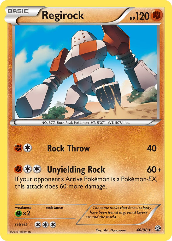 Pokemon | Regirock (40/98) (Theme Deck Exclusive) [XY: Ancient Origins] | The Nerd Merchant