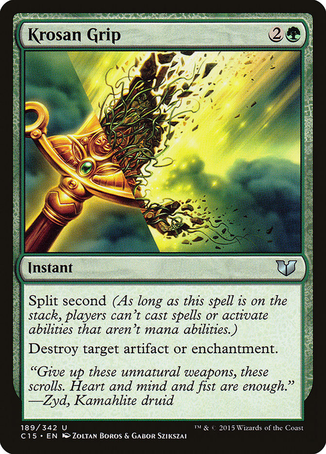 Magic | Krosan Grip [Commander 2015] | The Nerd Merchant