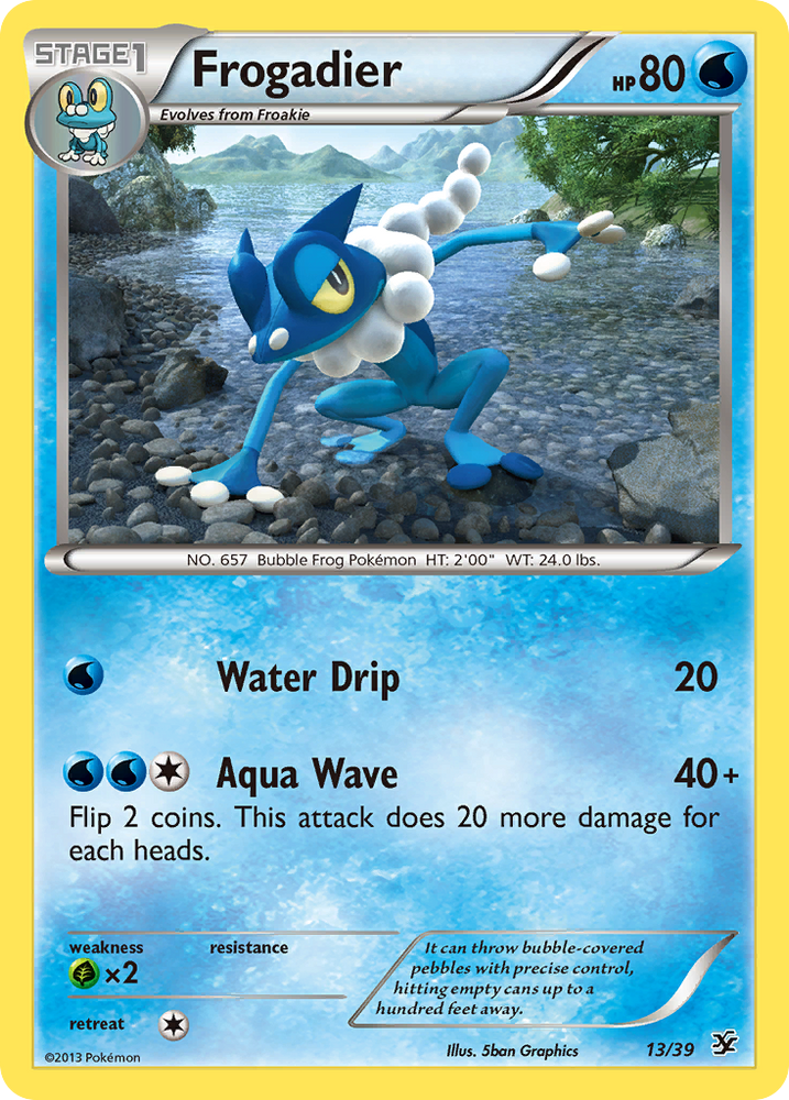 Pokemon| Frogadier (13/39) [XY: Kalos Starter Set] | The Nerd Merchant