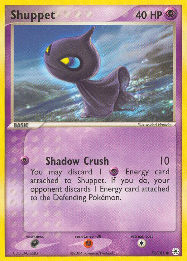 Pokemon | Shuppet (72/101) [EX: Hidden Legends] | The Nerd Merchant
