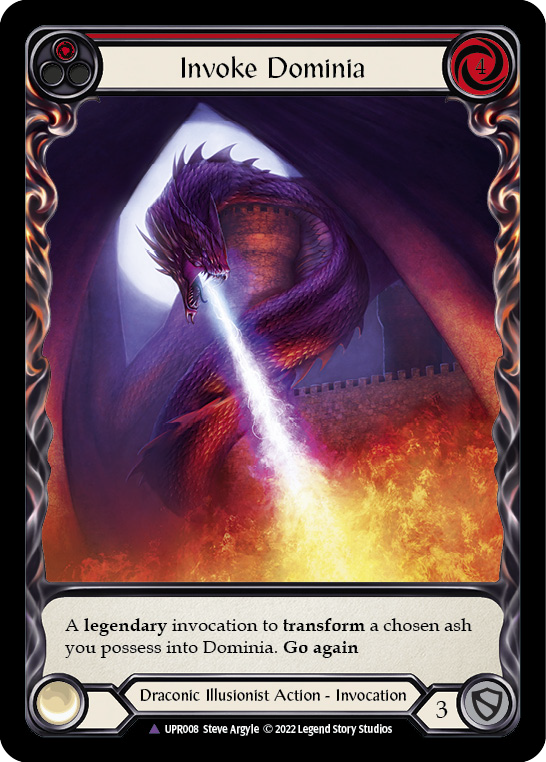 Flesh and Blood TCG | Invoke Dominia // Dominia (Marvel) [UPR008] (Uprising)  Cold Foil | The Nerd Merchant