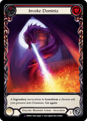 Flesh and Blood TCG | Invoke Dominia // Dominia (Marvel) [UPR008] (Uprising)  Cold Foil | The Nerd Merchant