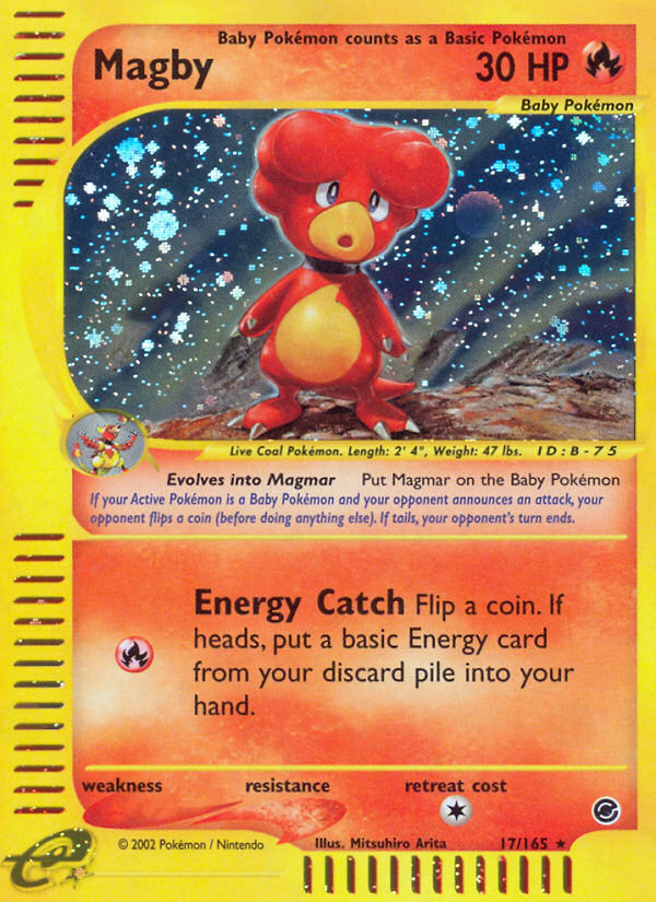 Pokemon | Magby (17/165) [Expedition: Base Set] | The Nerd Merchant