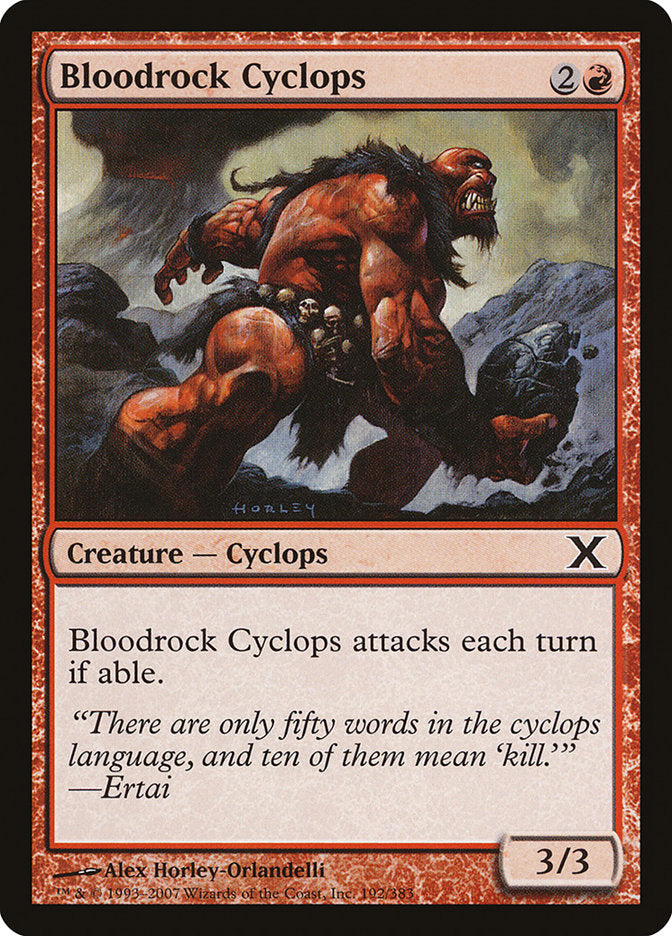 Magic | Bloodrock Cyclops [Tenth Edition] | The Nerd Merchant