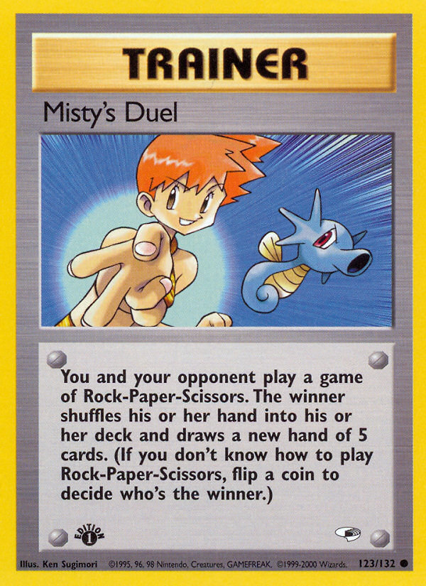 Pokemon | Misty's Duel (123/132) [Gym Heroes 1st Edition] | The Nerd Mechant