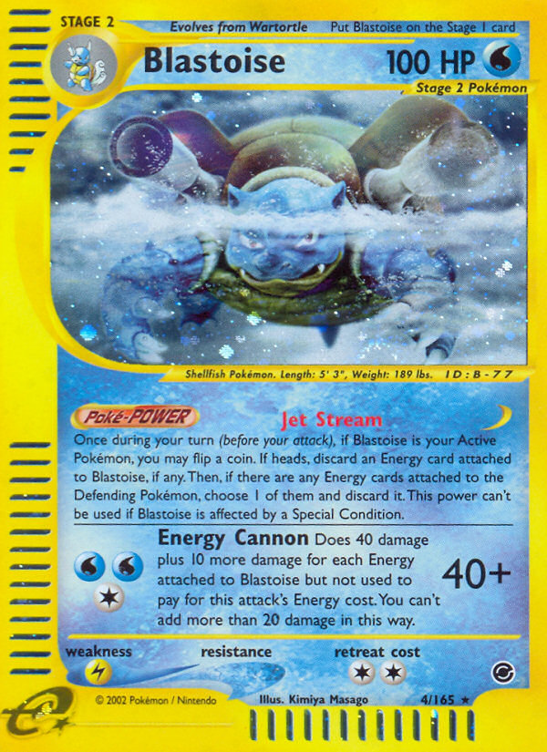Pokemon | Blastoise (4/165) [Expedition: Base Set] | The Nerd Merchant