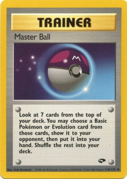 Pokemon | Master Ball (116/132) [Gym Challenge Unlimited] | The Nerd Merchant