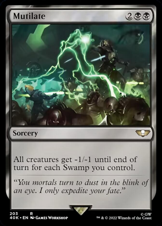 Magic | Mutilate (Surge Foil) [Warhammer 40,000] | The Nerd Merchant