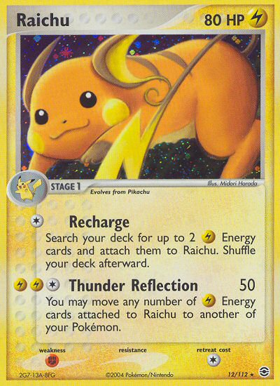 Pokemon | Raichu (12/112) [EX: FireRed & LeafGreen] | The Nerd Merchant