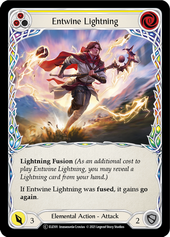 Entwine Lightning (Yellow) [U-ELE101] (Tales of Aria Unlimited)  Unlimited Rainbow Foil