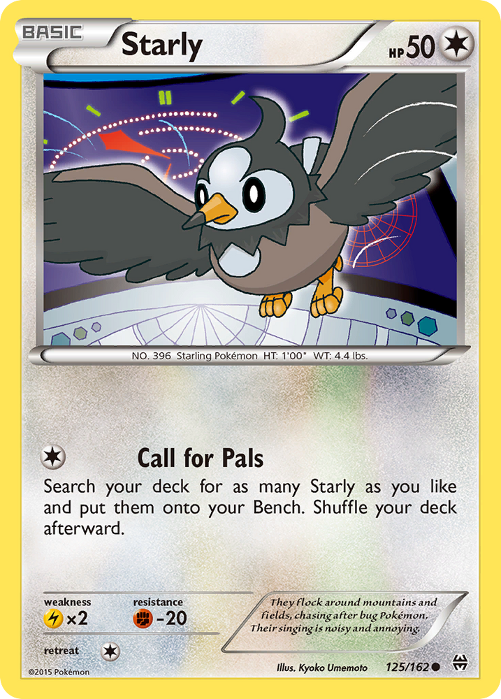 Pokemon | Starly (125/162) [XY: BREAKthrough] | The Nerd Merchant