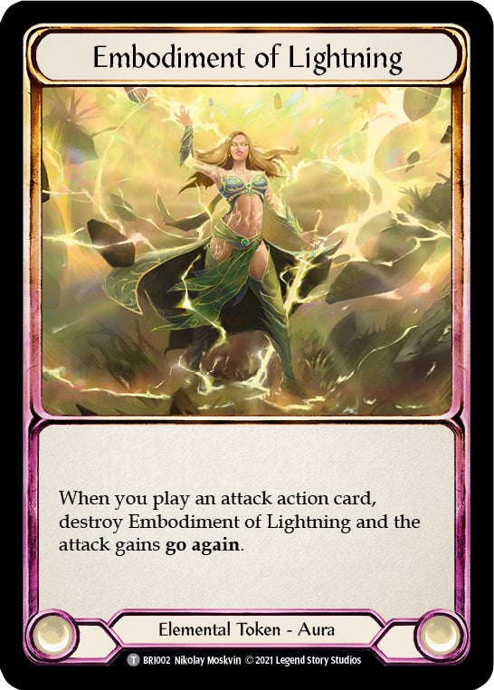 Flesh and Blood TCG | Embodiment of Lightning // Embodiment of Earth [BRI002/BRI003] (Tales of Aria Briar Blitz Deck)  1st Edition Normal | The Nerd Merchant
