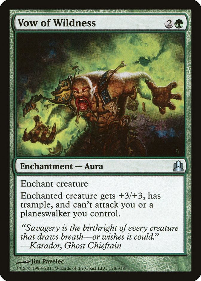Magic | Vow of Wildness [Commander 2011] | The Nerd Merchant